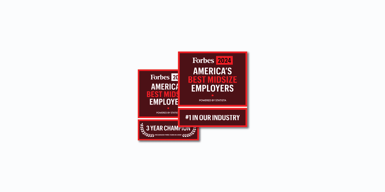 Forbes Awards for America's Best Midsize Employer