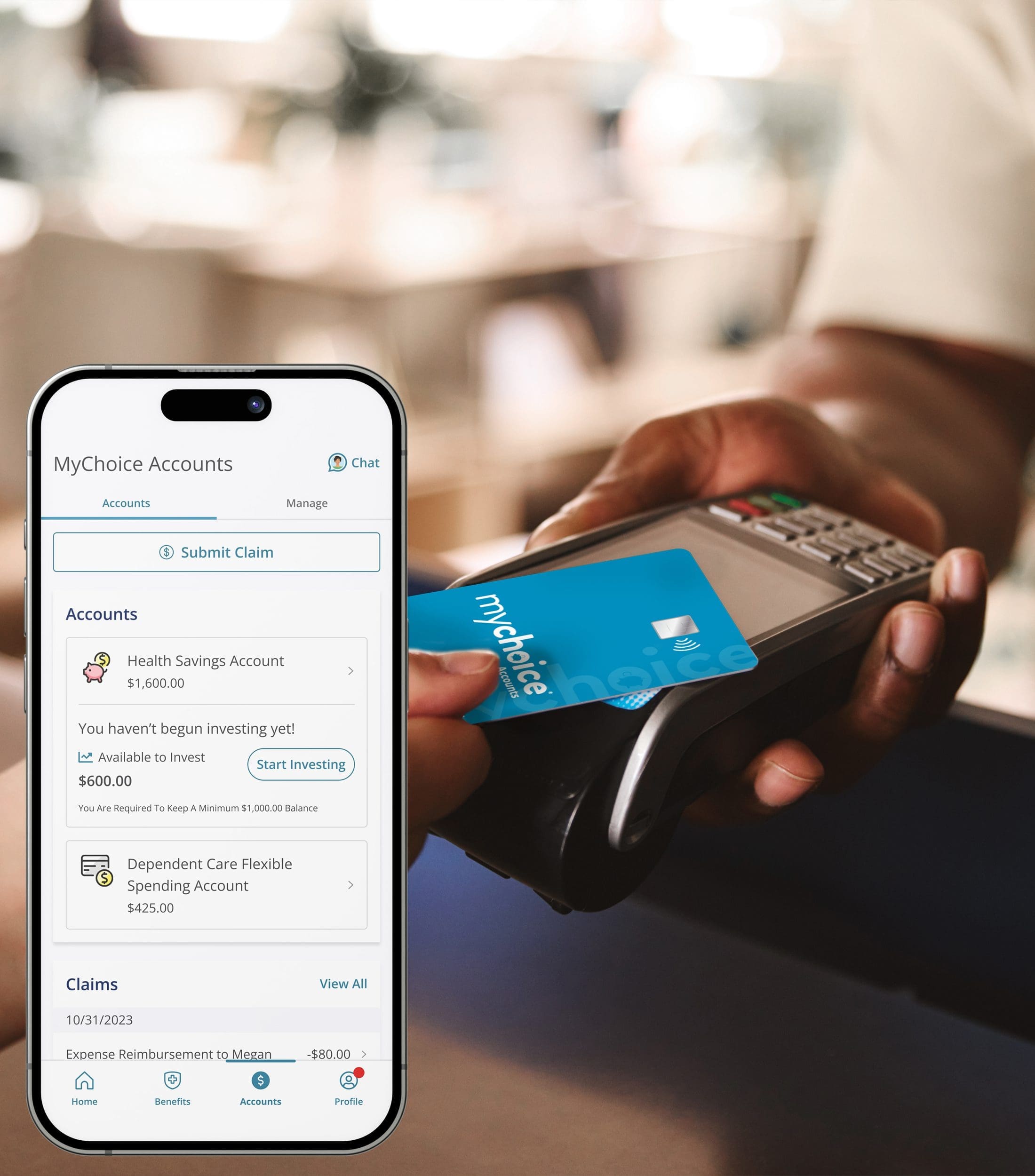 MyChoice Accounts Visa Debit Card | Businessolver