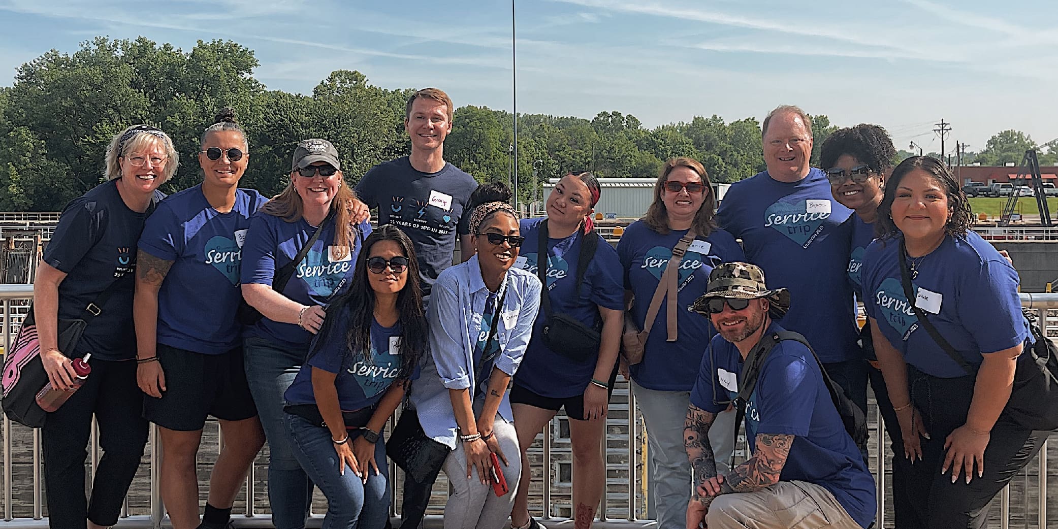 A Group of Businessolver Employees on a Service Trip for the Businessolver Foundation